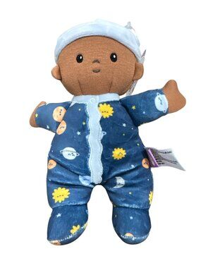 Giggle Scape Soft Baby Doll With Blue Pajamas & Cap - Space Print - Plush Toy Fo